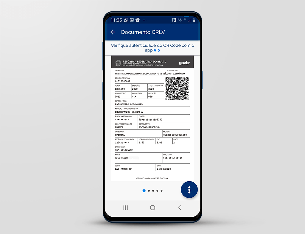 Crlv digital: o que é e como obter o seu - Fonte: Reprodução